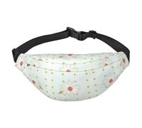 Little Pink Cherry Blossoms - Riñonera cruzada para hombre y mujer, para correr, senderismo, montañismo, viajes, gimnasio, ciclismo, Camelia en flor, Talla única