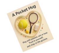Little Pocket Sport,Recuerdo de estímulo de bolsillo - Tarjeta motivacional de tema atlético, para jugadores, entrenadores, entrenamiento, campamento, días de , torneos de viaje