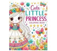 Little Princess Coloring Book: A Creative Journey for Young Princesses - Fun and Color