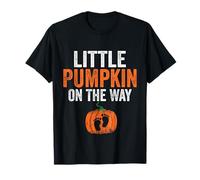 Little Pumpkin On The Way Halloween Otoño Embarazo Camiseta