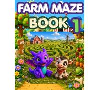 Little Purple Dragon Maze Book: Cow Adventures: Easy Cow Mazes for Kids Ages 3-5: Beginner Maze Activities for Preschoolers, Fun Farm Animal Puzzle ... Activities (Little Purple Dragon Farm Series)