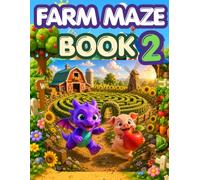 Little Purple Dragon Maze Book: Pig Adventures: Easy Pig Mazes for Kids Ages 3-5: Beginner Maze Activities for Preschoolers, Fun Farm Animal Puzzle ... Activities (Little Purple Dragon Farm Series)