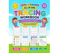 Little Rainbow's My First Tracing Workbook Trace Lines, ABC Letters and Numbers Activity Book: Fun Pen Control Practice for Kids Ages 3-5: Trace ... Book (Little Rainbow's Kids Activity Books)