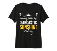 Little Ray of Sarcastic Sunshine Hello Summer Vibes Beach Camiseta Premium