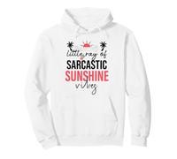 Little Ray of Sarcastic Sunshine Hello Summer Vibes Vacation Sudadera con Capucha