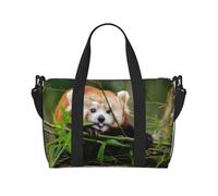 Little Red Panda - Bolsa de viaje de 40 L, con correa ajustable, ideal para gimnasio, deportes, pesca, caza, viajes