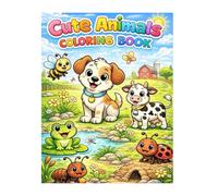 Little Safari Friends - African Animal Coloring Book Series: Fun and Easy African Wildlie Coloring Pages for Kids Ages 3-8