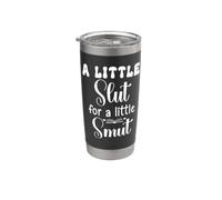 Little Slut for a Little Smut Spicy Book Smutty Dark Romance Vaso térmico de acero inoxidable de doble pared
