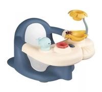 Smoby- Little Smoby Sillita de Baño para Bebé, Con Mesa de Actividades, Incluye Ventosas para Sujeción, Apto a Partir de 6 Meses (7600140404)