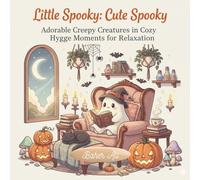 Little Spooky: Cute & Cozy Halloween Coloring Book for Adults and Teens: Relax with 40 Unique Non-Repetitive Pages Featuring Adorable Creepy ... Adventures: Cozy & Cute Coloring Books)