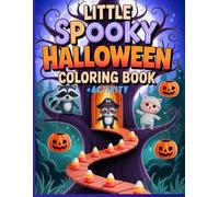 Little Spooky Halloween Coloring +Activity Books for Kind Ages 4-8: Caloring,Mazes,Dot-to-Dot,World Tracing and More Fun Halloween Games