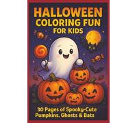 Little Spooky Halloween Friends: Mini Edition: 30 Fun and Easy Coloring Pages for Kids
