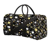 Little Stars - Bolsa deportiva de viaje para gimnasio, plegable, para fin de semana, con asa de equipaje, para mujeres y hombres, Estrellas pequeñas, 17.4(L) x 8.3(W) x 9.5(H) inch
