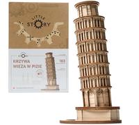Little Story Puzzle de madera modelo educativo 3D Set hacer uno mismo para niños adultos regalo… (La torre inclinada de Pisa)