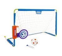little tikes 2-in-1 Football Set - Juego de Exterior con Rociador de Agua, Diana Incorporada y Balón - Montaje Obligatorio - para Niños a Partir de 3 Años