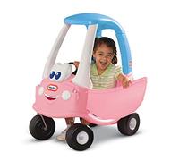 Little Tikes 614798E5 Cozy Coupe-Princess, rosa clásico, Correpasillos de 74.93 cm de largo x 41.91cm de ancho x 85.09cm de alto