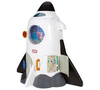 Little Tikes Adventure Rocket - Silla, Herram. Espaciales, Telescopio, Escotilla de Escape y Accesorios. Luces y Sonidos Realistas, Pilas. Niños de 2+ Años