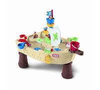 Little Tikes Anchors Away Barco Pirata - Juego Acuático para Niños - Seguro y Portátil - Fomenta el Juego Creativo