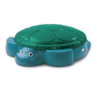 little tikes Arenero en Forma de Tortuga para Jugar en el Jardín, Juego de Verano, Piscina de Bolas, Caja Portaobjetos para Exteriores - Fomenta el Juego Creativo - para Niños a Partir de 12 Meses