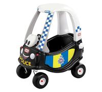 Little Tikes Auto Cozy Coupe Patrulla de Policía - Para Montarse, con Bocina que Funciona, Interruptor de Encendido y Tapa de Combustible