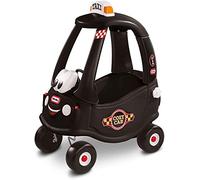Little Tikes Auto Cozy Coupe Taxi Negro - Para Montarse, con Bocina que Funciona, Interruptor de Encendido y Tapa de Combustible