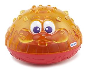 little tikes Blow Fish Sparkle Bay Splash Fountain-Flor de pez, Color Naranja (MGA Entertainment 173868GR)