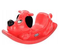 Little Tikes Caballo balancín, Juego Activo para niños pequeños, empuñaduras con Agarre y sillín Estable para Seguridad, construcción Robusta, Perro, Color Rojo.