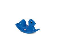Little Tikes Caballo Mecedor - Juego Activo para Niños Pequeños - Asas de Fácil Agarre y Silla Estable para Mayor Seguridad - Fabricación Duradera - Azul