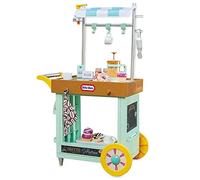 little tikes Cafetería Móvil 2-en-1-Juego de Roles-con más de 25 Accesorios y Funciones interactivas-para Exteriores e Interiores-Fomenta el Juego Activo e imaginativo-Edad: 3+ años, Color (658488C3)