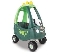 Little Tikes Cozy Coupe Dino - Correpasillos, Reposapiés Extraíble, Bocina que Funciona, Botón de Arranque y Tapa de Combustible. Edad: a partir de 18 meses
