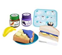 Little Tikes Creative Chef Peanut Butter & Jelly Kit - con Arena de Juego Make-It! Mix, 10 Accesorios, Sandwichera Realista de Juego Simulado, NO Comestible, para Niños y Niñas Mayores de 3 Años