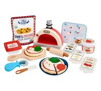 Little Tikes Creative Chefs Pizza Kit - con Arena de Juego Make-It! Mix, 22 Accesorios, Juego de Chef de Pizza Realista, NO Comestible, para Niños y Niñas Mayores de 3 Años