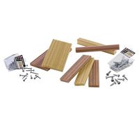 Little Tikes Creative Construction Wood, Nails, & Screws Bundle - Incluye 9 Recambios, Juego de Construcción para Niños y Niñas Mayores de 3 Años