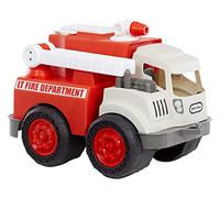 Little Tikes Camión de bomberos para niños Dirt Digger – Rocía agua, escalera giratoria y extensible