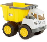 little tikes Dirt Diggers Camión Volquete 2-en-1 - Juguete de Interior y Exterior, con Piezas Móviles y Muchas Funciones - Fomenta el Juego Activo - para Niños a Partir de 2 Años - Amarillo