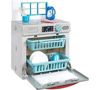 Little Tikes First Lavavajillas - Aparato de Simulación Realista para Niños - Juguete Interactivo con 14 Accesorios de Cocina para Niños Mayores de 2 años