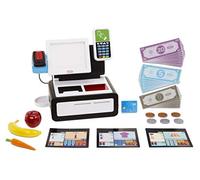 Little Tikes First Self-Checkout Stand - Caja registradora Realista, Juguete de simulación para niños