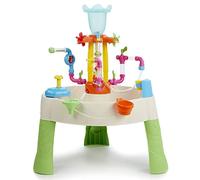 Little Tikes Fountain Factory Mesa de Agua - Juego de Jardín, Mesita segura y portátil - Juguete sensorial para el Jardín - Para niños y niñas de 24 meses y adelante