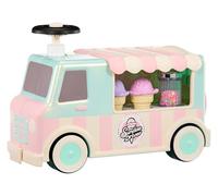 Little Tikes Ice Cream Scoot ‘n Serve - Heladería sobre ruedas con barra de helados extraíble y accesorios, ideal para divertirse tanto dentro como fuera de casa, para 1-3 años