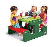 Little Tikes Junior Mesa de Picnic para Niños con Capacidad para 4 Niños - Para Tareas, Proyectos y Juegos - Evergreen
