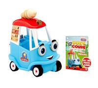 Little Tikes Let's Go Cozy Coupe - Camión de helados - Cochecito Push&Play para jugar en la mesa o en el suelo - Edad: 3+ años