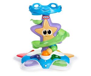 Little Tikes Lil Ocean Explorers Estrella Bailarina Torre fácil de sostener con luces y sonidos Juguete para niños Fomenta el juego imaginativo Edad de 9 meses a 3 años