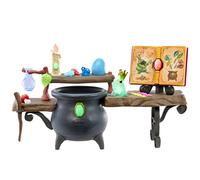 Little Tikes Magic Workshop Tabletop Playset - 20 Hechizos, 50+ Luces y Sonidos, 6 Recetas Pociones - Accesorios - Pilas - Niños de 3+ Años