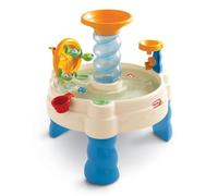 Little Tikes Spiralin’ Seas Mesa con Parque Acuático Juguete para Exteriores, Fomenta el Juego Activo e Imaginativo, Incluye 5 Pelotas y una Taza, Para Niños de 24 Meses a 6+ Años