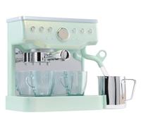little tikes Sweet Spaces Espresso Machine - Cafetera en tono verde agua con tazas y accesorios, ideal para actividades inspiradas en cafeterías a partir de 3 años