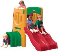 little tikes Tobogán Doble Túnel Escalador-Escalar, Gatear y Deslizarse Activo Promueve el Desarrollo Físico-Juego para Interiores o Exteriores (426110060)