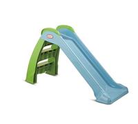 Little Tikes Tobogán Interior/Exterior – Duradero, Estable y Seguro – Azul y Verde +18 meses