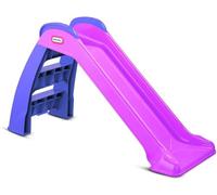 Little Tikes Tobogán - Interior o Exterior - Juguete para Jardín y para Actividades al Aire Libre, Duradero, Estable, Seguro -Rosa y Morado. Edad: a partir de 18 meses
