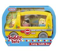 little tikes Toddle Tots Camp Toddle Bus - Set de Juego para Niños Pequeños, Incluye Autobús y 3 Figuras de Personajes para Jugar, Juguete y Regalo para Niños y Niñas de 1 a 5 Años
