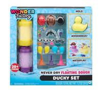 little tikes Wonder Factory Never Dry Floating Dough Ducky Set - Incluye 2 Tubos de Masa, 2 Colores Únicos, Nunca se Seca, Sin Gluten, Flota en el Agua, Juego Creativo para Niños